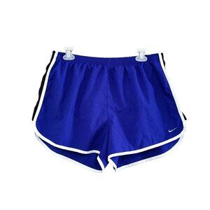 Nike Running Shorts Dri Fit Womens XL Lined Blue Drawstring Elastic  Waist